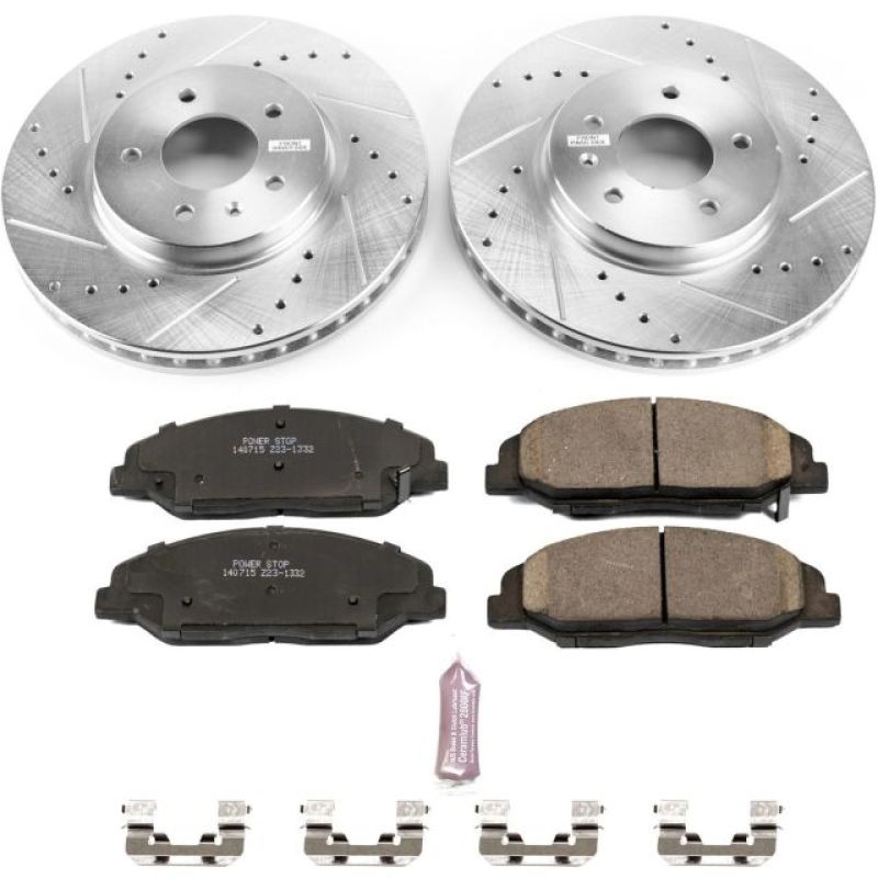PowerStop K5538 fits Cadillac 09-11 STS Front Z23 Evolution Sport Brake Kit