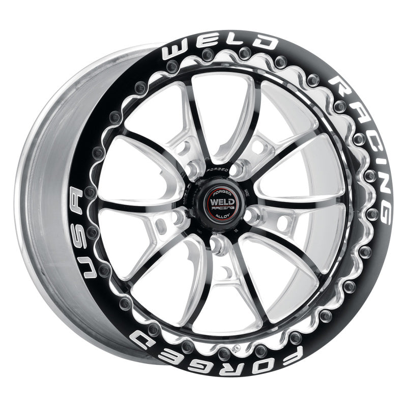 Weld  80LB7100A80F S80 17x10 / 5x4.5 BP / 8.0in. BS (64mm Offset) Black Wheel 3.