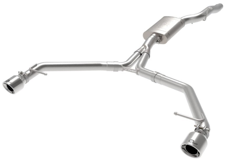 AFE 49-36437-P orce-Xp 13-16 fits Audi Allroad L4 SS Axle-Back Exhaust w/ Polis