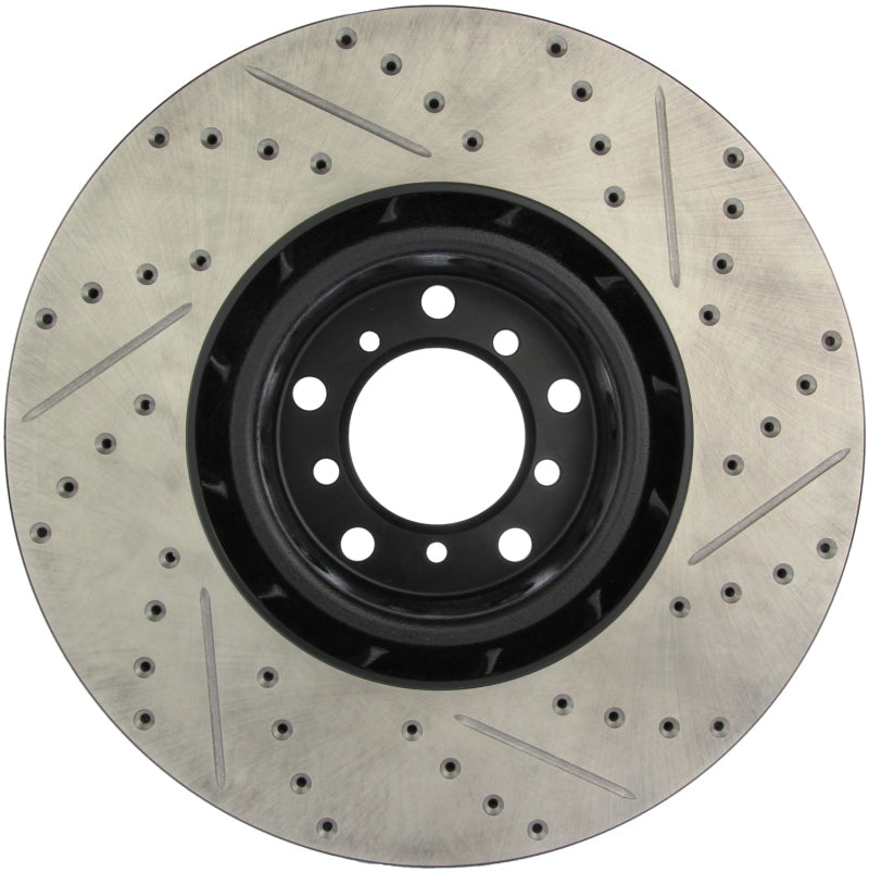 Stoptech 127.34063R 00-03 BMW M5 (E39) Slotted & Drilled Right Front Rotor