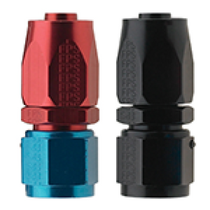 Fragola 220106-BL -6AN Straight Pro-Flow Hose End - Black