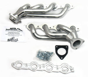JBA 1850S-2JS 02-13 fits GM Truck 4.8L/5.3L LS Silver Ctd Cat4Ward Header