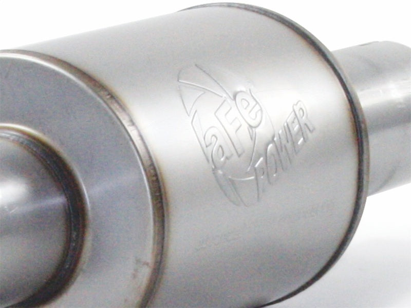 AFE 49-03041-P Exhaust 4in Aluminized Cat-Back w/ 304 SS Polished Tip 11-13 fit