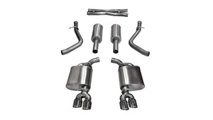 CORSA Performance 14986 Corsa 2015-2017 fits Dodge Challenger Sport Cat-Back Dual Rear Exit with Twin 3.5in Polished Pro-Seri