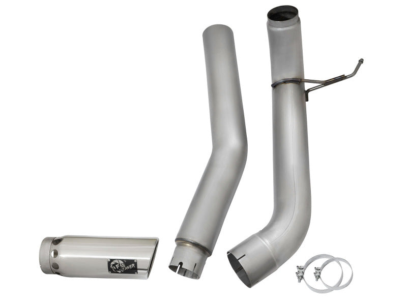 AFE 49-06112-P Exhaust 5in DPF-Back Exhaust Aluminized Steel 2016 fits Nissan T