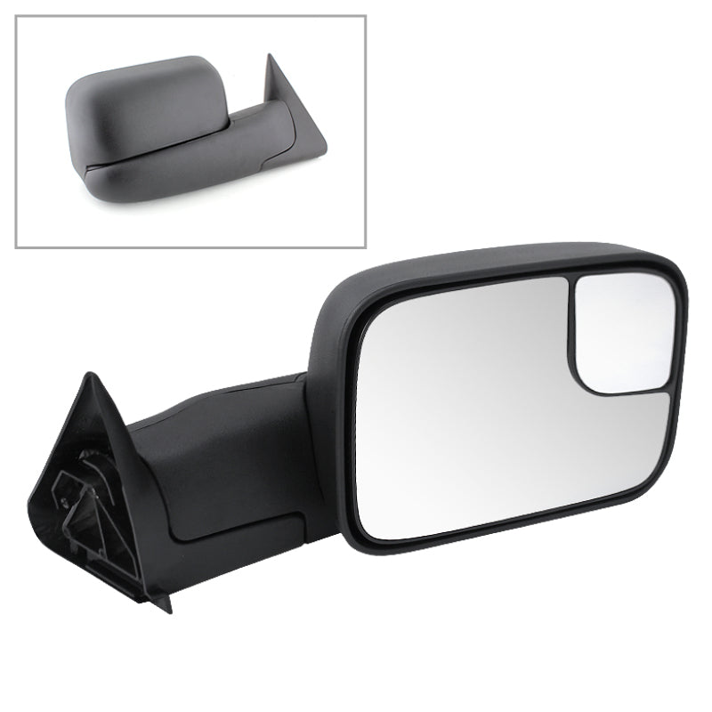 9925061 Xtune fits Dodge 94-01 Ram Manual Extendable Manual Adjust Mirror Righ