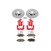 PowerStop KC2391 26 fits Acura TSX Rear Z26 Street Warrior Brake Kit w/Calipers