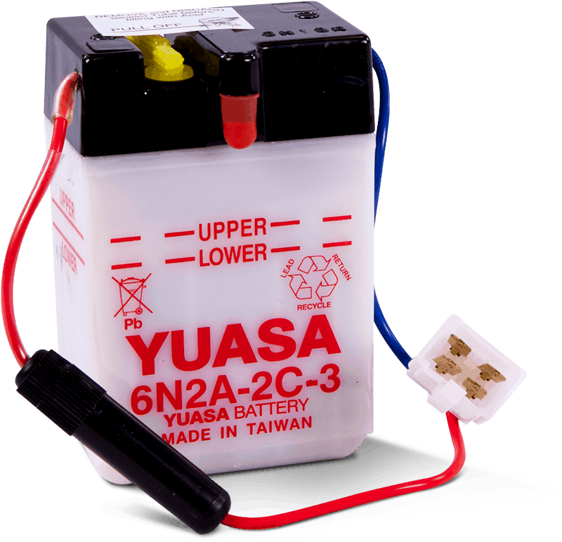 Yuasa YUAM262C3 6N2A-2C-3Conventional 6 Volt Battery