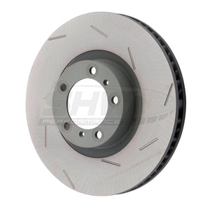 SHW Performance PFR39742 SHW 17-20 fits Porsche Panamera 4S w/18in Wheels Right Front Slotted Monobloc Brake Rotor (971615302L)