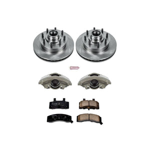 Power Stop KCOE2947 96-02 fits GMC Savana 3500 Front Autospecialty Kit w/Cals