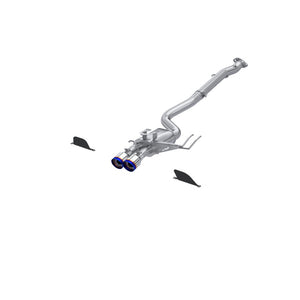MBRP S43033BE fits Toyota Corolla GR 1.6L T304 SS 3in Cat-Back Dual Center Tips
