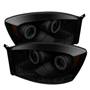 Spyder 5078803 fits Dodge 06-08 Ram 1500 06-09 Projector Headlights CCFL Halo L