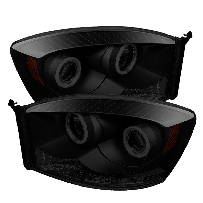 Spyder 5078803 fits Dodge 06-08 Ram 1500 06-09 Projector Headlights CCFL Halo L