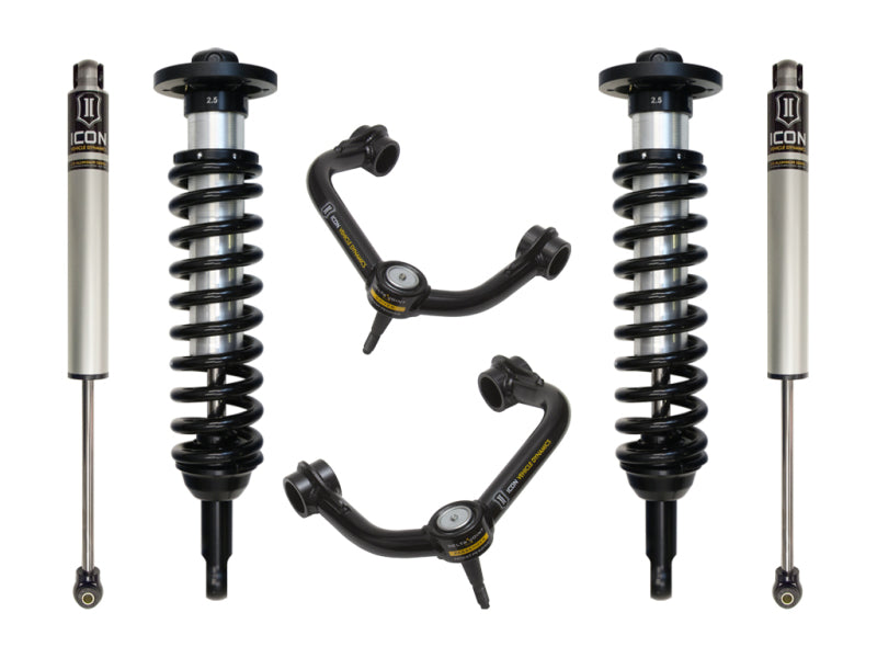 ICON K93011T fits Ford 09-13 F-150 2WD 0-2.63in Stage 2 Suspension System w/Tubular Uca