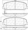 Stoptech 308.1286 Street Brake Pads