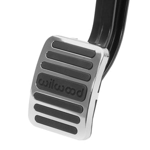 Wilwood 330-15866 fits Brake Pedal Cover And Trim Plate Kit - Black Rubber/Stai