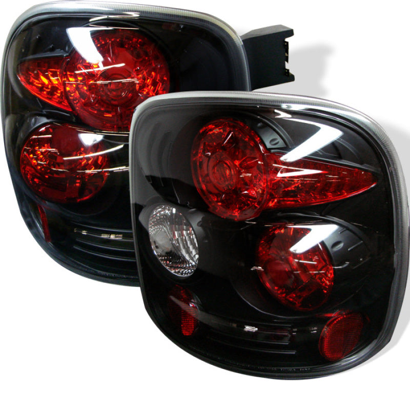 Spyder 5002105 fits Chevy 99-04 Silverado Stepside Euro Style Tail Lights Black