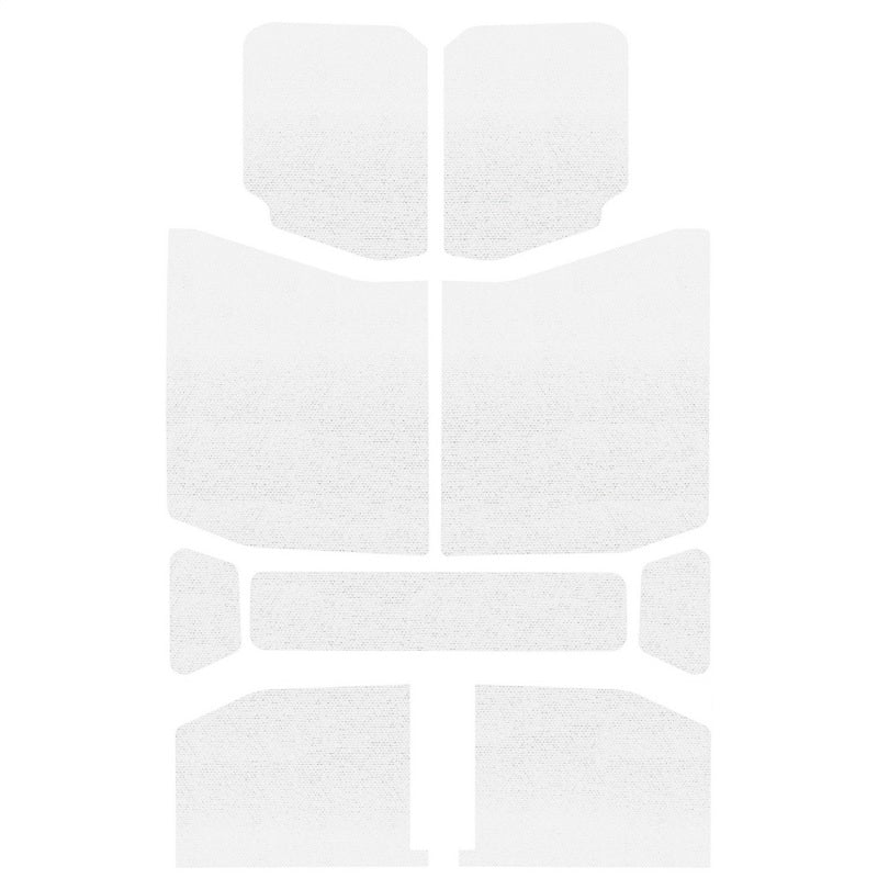DEI  50170 fits Jeep 18-23 Wrangler JL 4-Door Boom Mat Headliner - 9 Piece - Whi