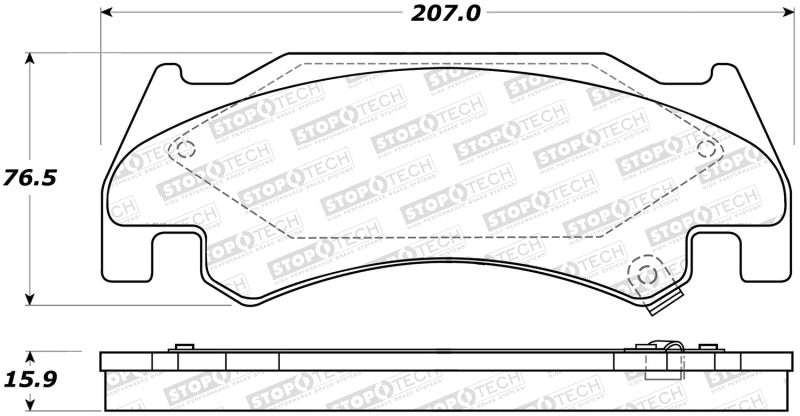 Stoptech 308.1085 Street Brake Pads
