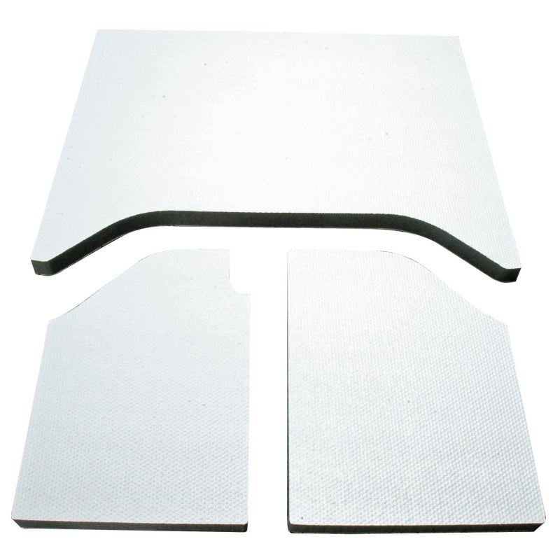 DEI  50136 fits Jeep 07-10 Wrangler JK 2-Door Boom Mat Headliner - 3 Piece - Whi