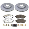 Power Stop 22-24 Jeep Grand Cherokee Front Z36 Coated Truck & Tow Brake Kit
