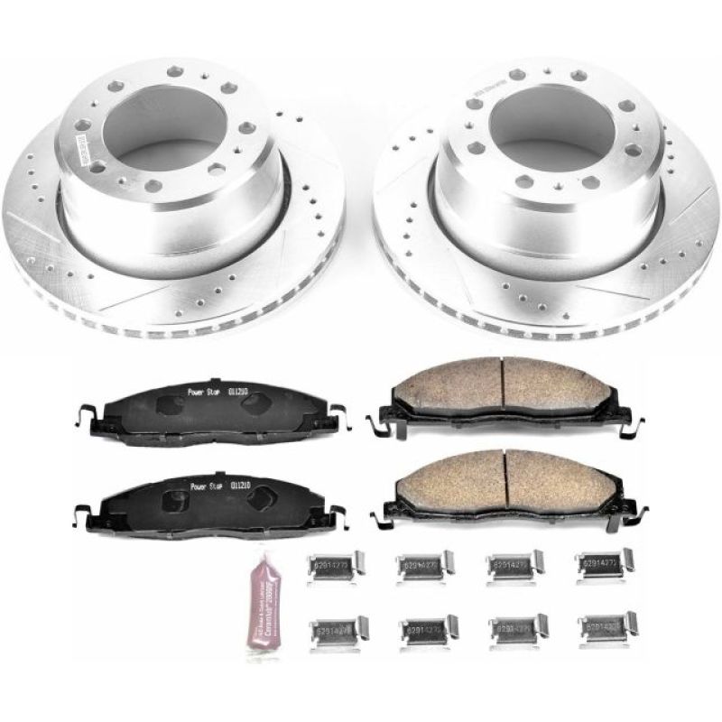 PowerStop K7131 Power Stop 13-18 Ram 3500 Rear Z23 Evolution Brake Kit