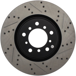 Stoptech 127.34058L Slotted & Drilled Sport Brake Rotor