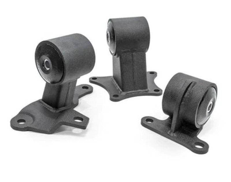 Innovative 29357-85A 90-93 Accord H/F Series Black Steel Mounts 85A Bushings (Auto EX to Manual 94-01 Trans)