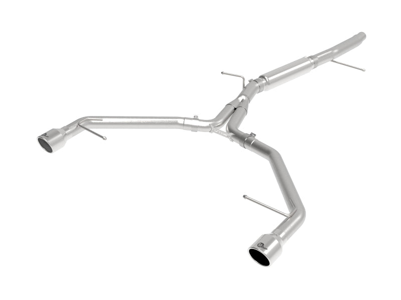 AFE 49-36419-P rce XP 3in-2.5in SS Exhaust Axle-Back 17-19 fits Audi A4 (B9) L4