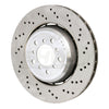 SHW Performance BFR42852 SHW 08-13 fits BMW M3 4.0L Right Front Cross-Drilled Lightweight Brake Rotor (34112283802)