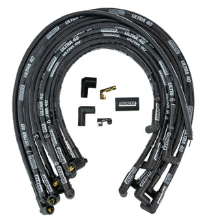 Moroso 73821 fits Chevrolet Big Block Ignition Wire Set - Ultra 40 - Sleeved - N