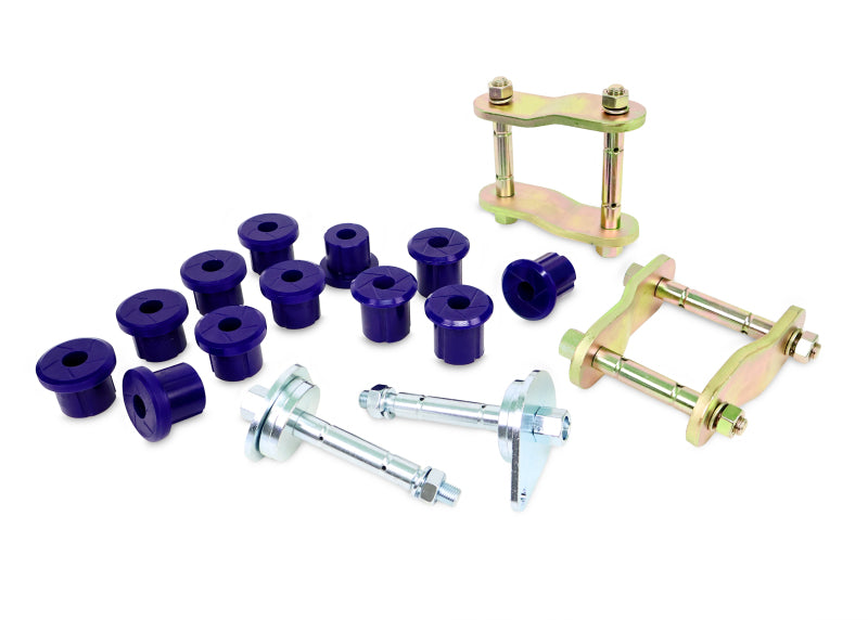SuperPro KIT156SK 97-07 fits Toyota Land Cruiser Greaseable Leaf Spring and Shac