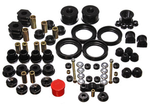 Energy Suspension 16.18110G 96-00 fits Honda Civic/CRX Black Hyper-Flex Master Bushing Set