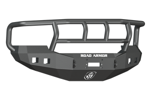Road Armor 605R2B 05-07 fits Ford F-250 Stealth Front Winch Bumper w/fits Titan II Guard Wide Flare - Tex Blk