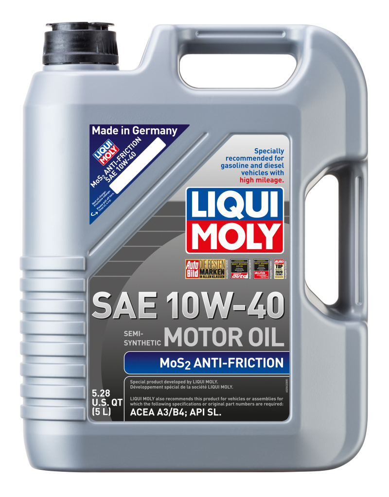 LIQUI MOLY 2043 5L MoS2 Anti-Friction Motor Oil 10W40