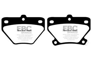 EBC DP21326 02-08 fits Pontiac Vibe 1.8 GT Greenstuff Rear Brake Pads