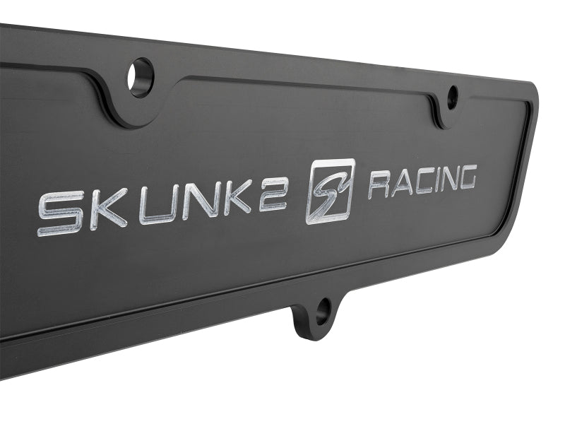 Skunk2 666-05-0100 Black Anodized Billet 6061 Aluminum Intake & Exhaust Port Covers - K-Series Cylinder Heads