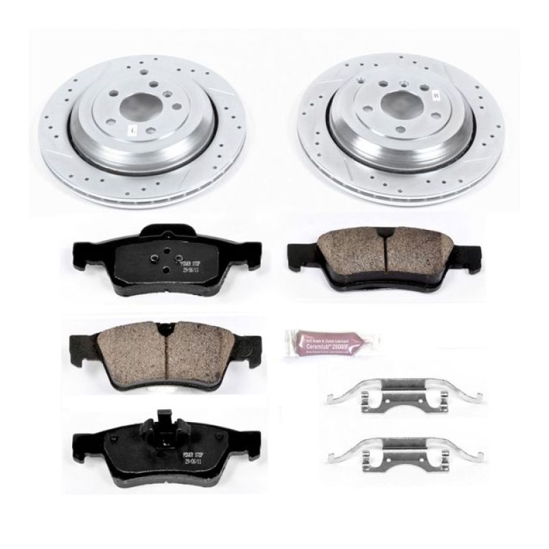 PowerStop fits Mercedes-Benz 05-06 G55 AMG Rear Z23 Evolution Sport Brake Kit