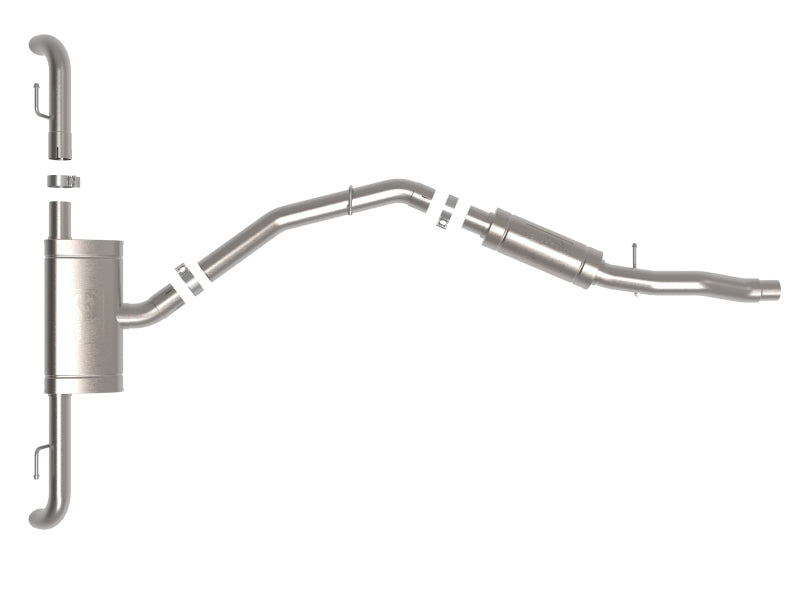 AFE 49-36447 orce-Xp 17-21 fits Audi Q5 L4-2.0L (T) 3in to 2.5in Stainless Stee