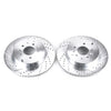PowerStop fits Mazda 07-15 CX-9 Rear Evolution Drilled & Slotted Rotors - Pair
