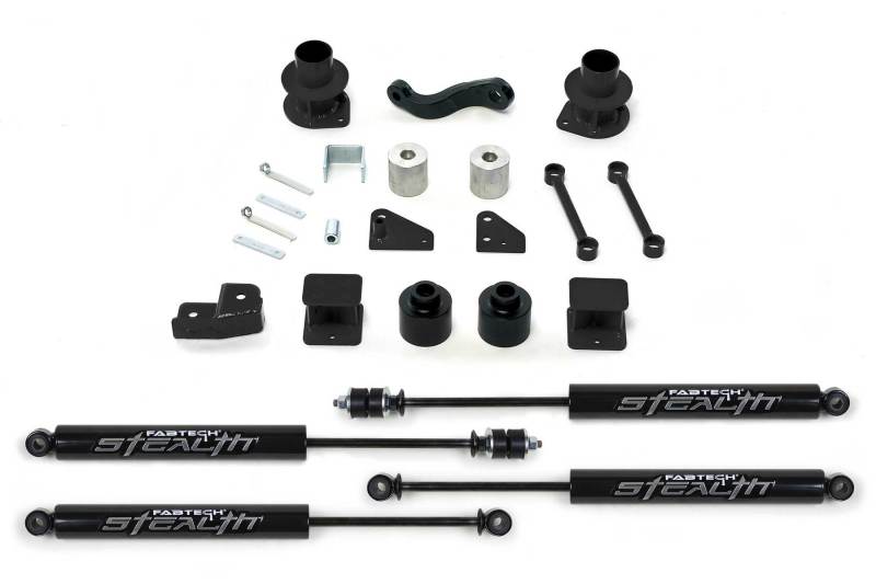 Fabtech K4037M fits Jeep 07-18 JK 4WD 3in Basic Sys w/Stealth