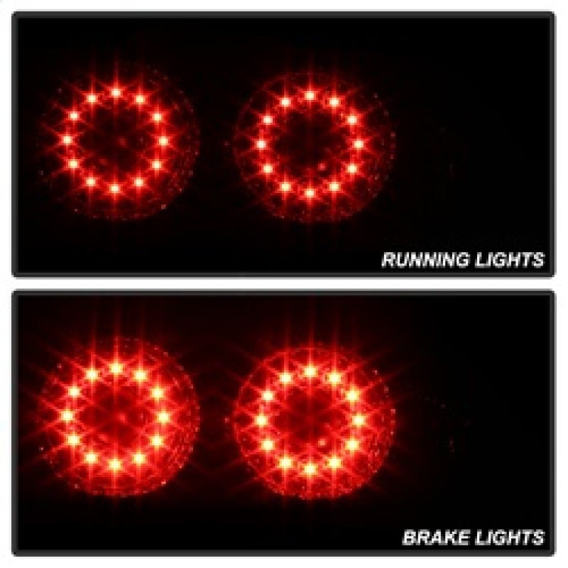 Spyder 5000385 fits Acura 02-04 RSX LED Tail Lights Red Clear ALT-YD-ARSX02-LED