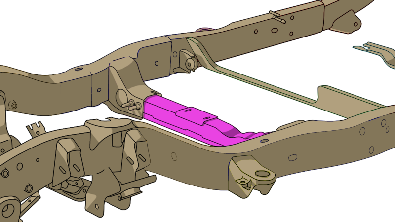 RustBuster RB7424 Transmission Crossmember