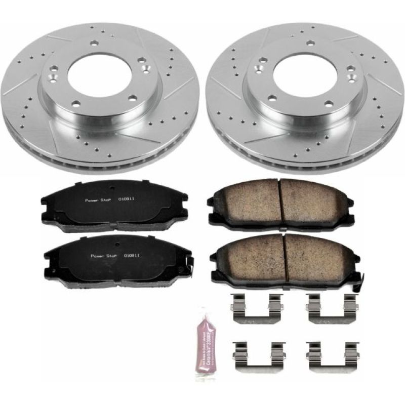 PowerStop K5908 fits Kia 07-09 Sorento Front Z23 Evolution Sport Brake Kit