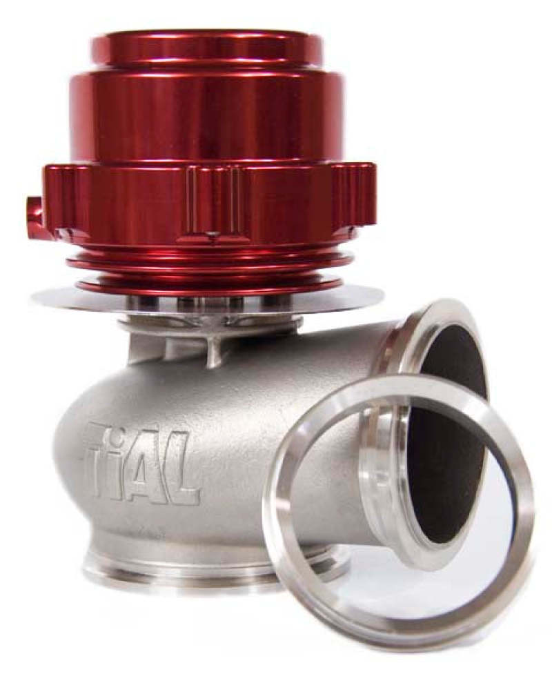 TiALSport 002638 TiAL Sport V60 Wastegate 60mm .448 Bar (6.51 PSI) w/Clamps - Red