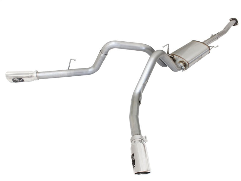 AFE 49-43070-P rce XP Exhaust 3in SS Dual Side Exit CB w/ Polish Tips 15 fits F