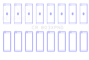 King CR803XPND fits Chevrolet SBC 265ci/283ci/327ci Performance Rod Bearing Set