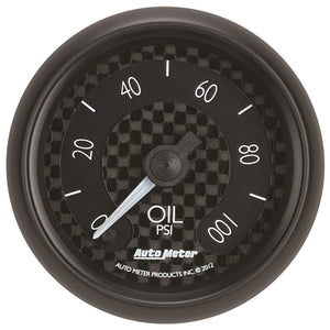 AutoMeter 8053 Autometer GT Series 52mm Full Sweep Electronic 0-100 PSI Oil Pressure Gauge