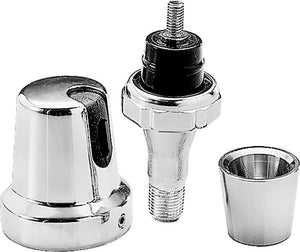 Kuryakyn 8136 Kuryakyn Oil Sender Switch Cover Single Wire 84-99 Big Twins Chrome