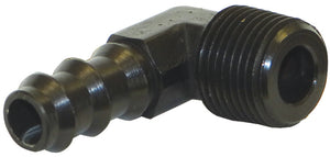 Moroso 65382 Air/Oil Separator Fuel Line Fitting - 3/8in to 3/8in Hose - 90 Degr